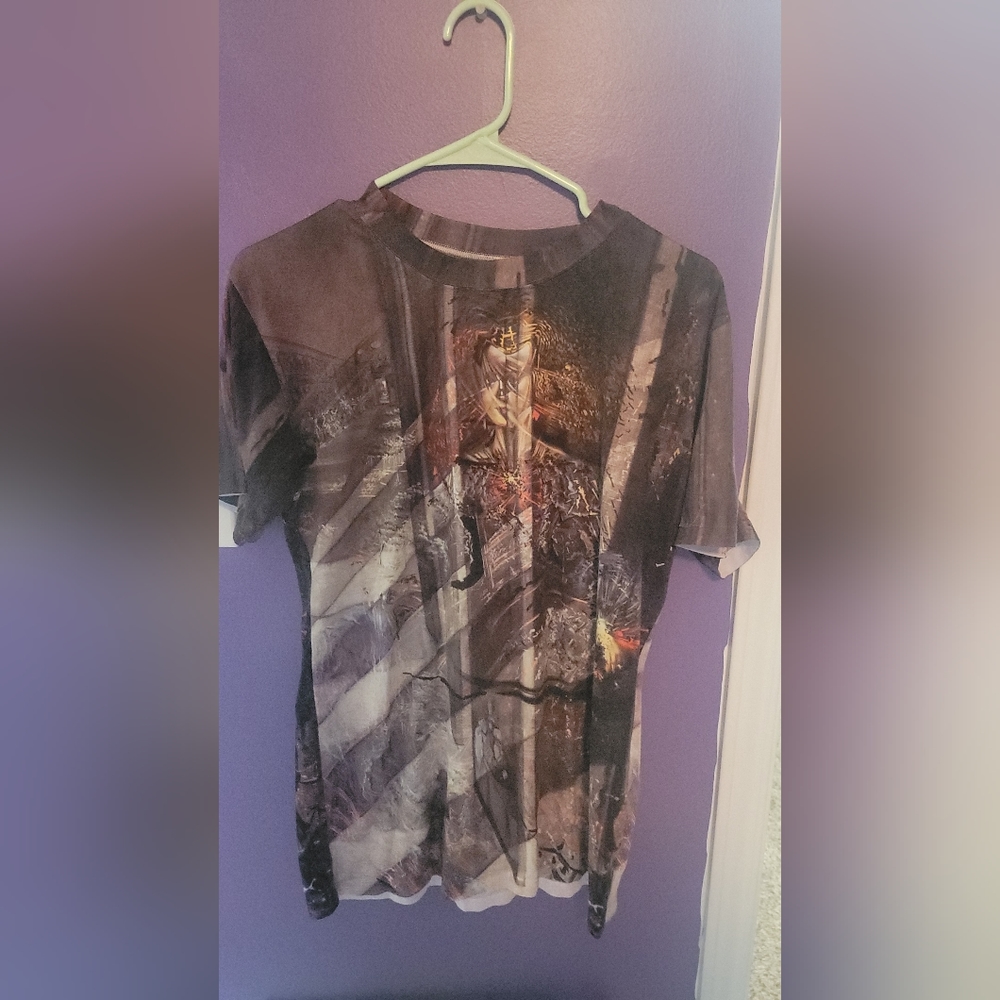 Salvador Dali surrealistic, multi print T-shirt